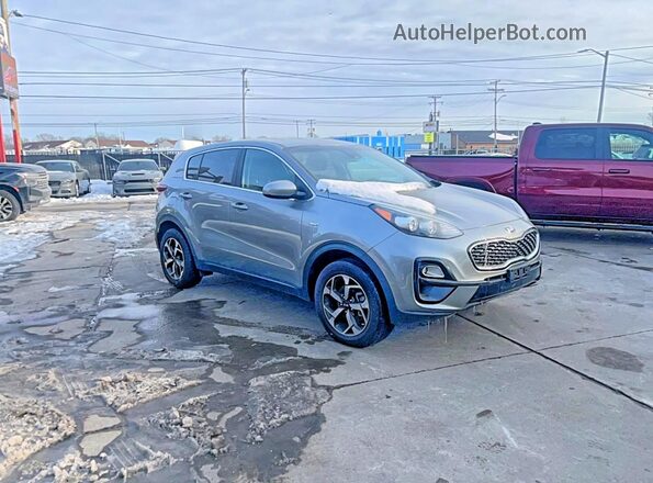 KNDPMCAC2N7001369 2022 KIA SPORTAGE Silver Tył lewy