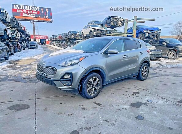 KNDPMCAC2N7001369 2022 KIA SPORTAGE Silver Tył prawy