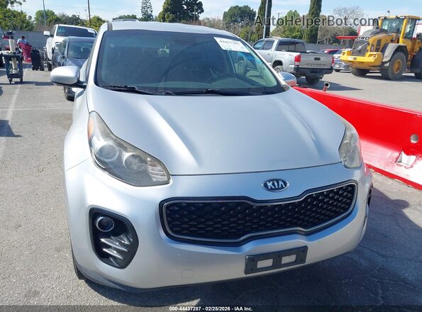 KNDPMCAC3H7096397 2017 KIA SPORTAGE Silver ხელსაწყოთა პანელის ხედი