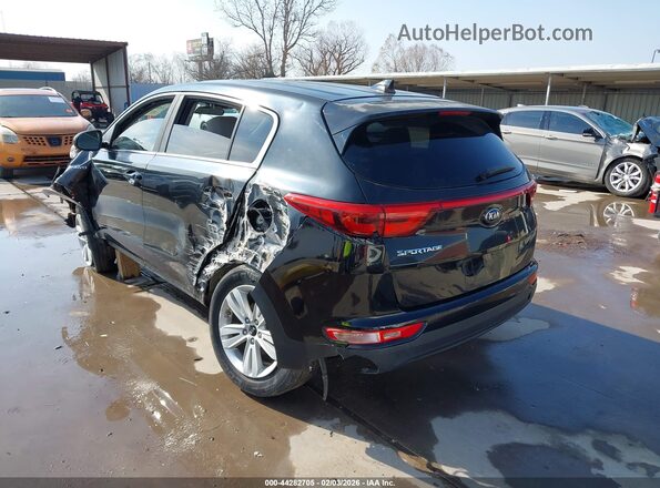 KNDPMCAC4H7092861 2017 KIA SPORTAGE Black Tył lewy