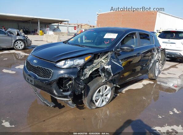 KNDPMCAC4H7092861 2017 KIA SPORTAGE Black Przód lewy