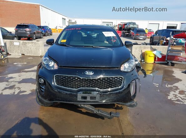 KNDPMCAC4H7092861 2017 KIA SPORTAGE Black Widok wnętrza z tyłu
