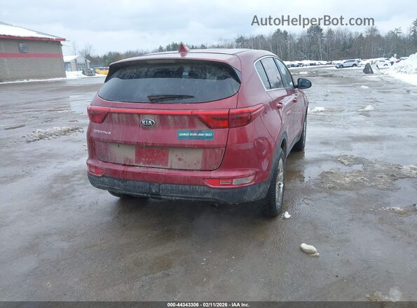KNDPMCAC6H7076189 2017 KIA SPORTAGE Red Հետևի աջ