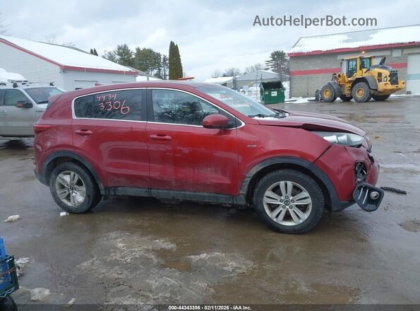 KNDPMCAC6H7076189 2017 KIA SPORTAGE Red Սալոնի 360 աստիճան տեսք