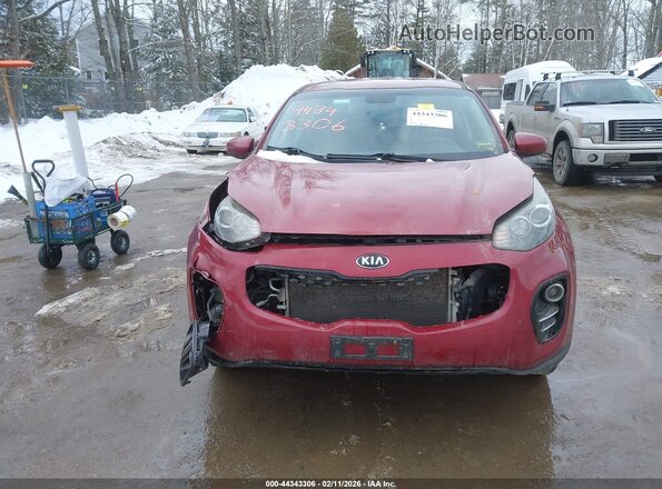 KNDPMCAC6H7076189 2017 KIA SPORTAGE Red Սալոնի հետևի տեսք