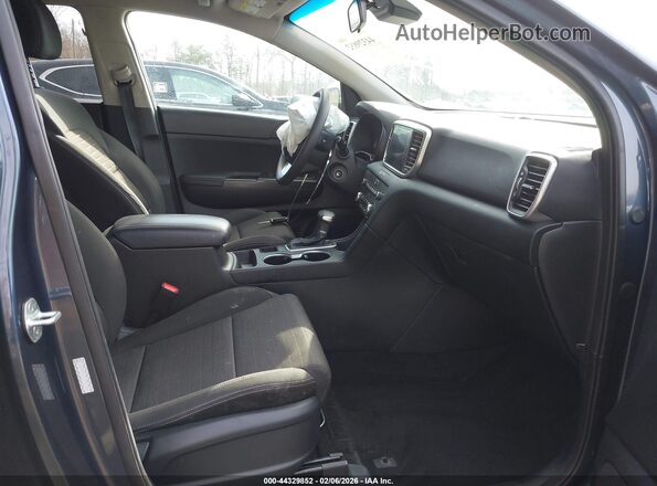 KNDPMCAC7L7789322 2020 KIA SPORTAGE Dark Blue Widok wnętrza z przodu