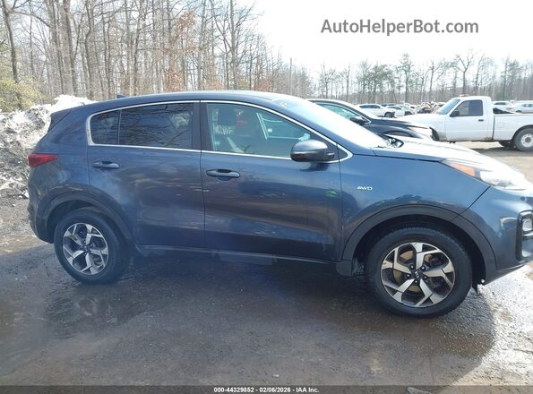 KNDPMCAC7L7789322 2020 KIA SPORTAGE Dark Blue Widok wnętrza z tyłu
