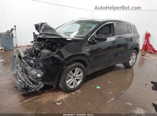 KNDPMCAC9H7184435 2017 KIA SPORTAGE Black Передня ліва чверть