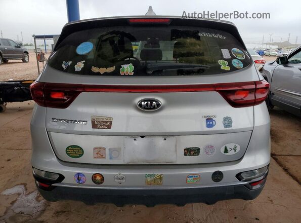 KNDPMCAC9M7915469 2021 KIA SPORTAGE Silver Rear view