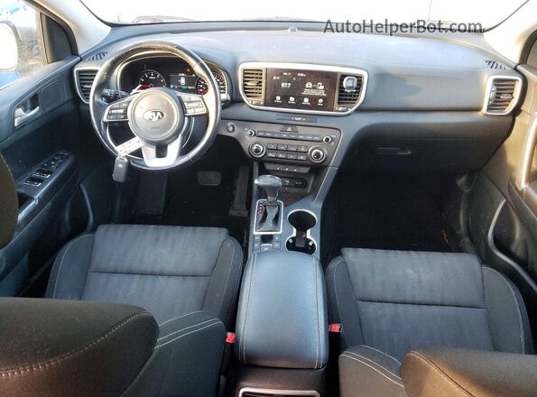 KNDPNCAC0N7963781 2022 KIA SPORTAGE Silver Widok deski rozdzielczej
