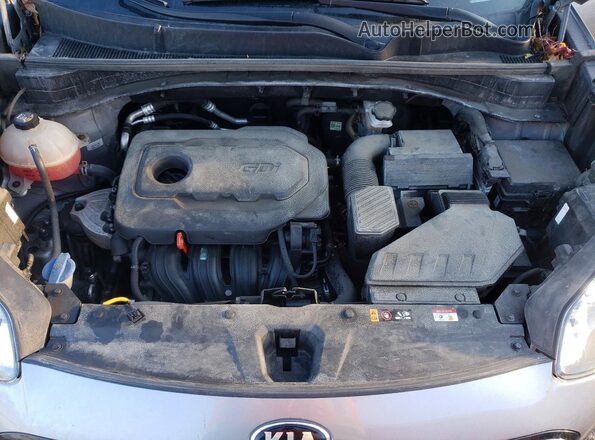KNDPNCAC0N7963781 2022 KIA SPORTAGE Silver Widok komory silnika