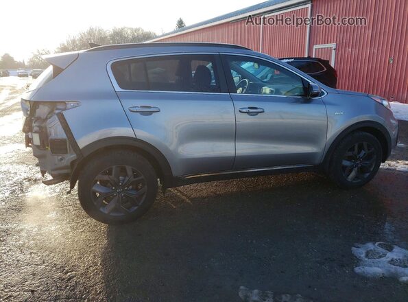KNDPNCAC0N7963781 2022 KIA SPORTAGE Silver Tył prawy