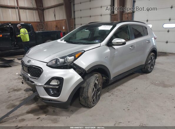 KNDPNCAC1L7707274 2020 KIA SPORTAGE Silver Front left