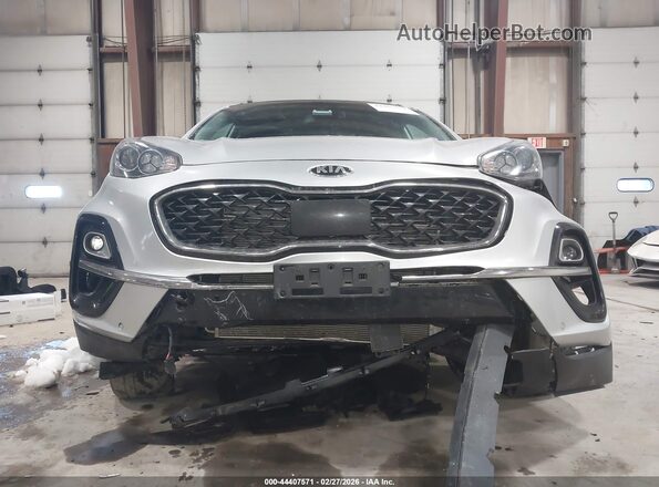 KNDPNCAC1L7707274 2020 KIA SPORTAGE Silver Front view