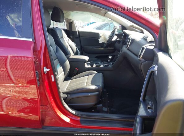 KNDPNCAC3K7582826 2019 KIA SPORTAGE Red Widok wnętrza z przodu