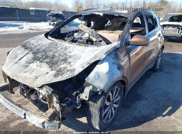 KNDPNCAC4H7229407 2017 KIA SPORTAGE Brown Front view