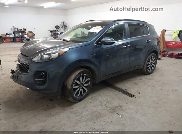 KNDPNCAC5K7531943 2019 KIA SPORTAGE Blue Передня ліва чверть