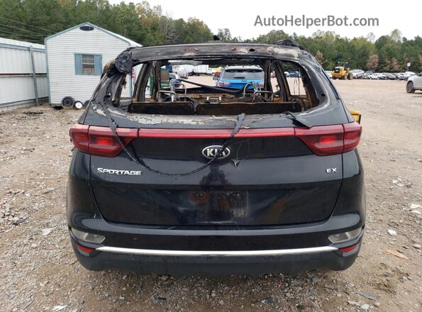 KNDPNCAC6N7952431 2022 KIA SPORTAGE Black Вид ззаду
