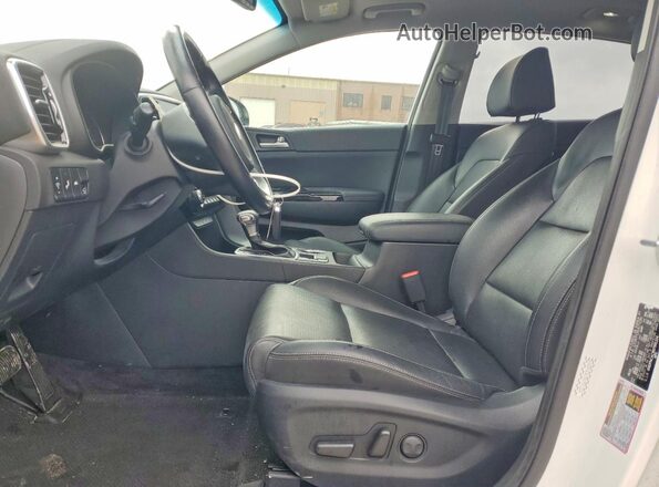 KNDPNCAC9N7991224 2022 KIA SPORTAGE White Widok wnętrza z przodu