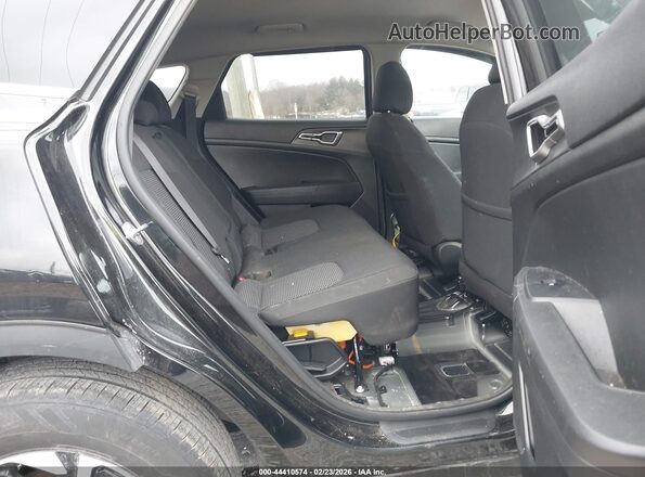 KNDPUCAG5P7050443 2023 KIA SPORTAGE HYBRID Black Widok naklejki z numerem VIN