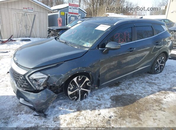 KNDPVCAG1P7066247 2023 KIA SPORTAGE HYBRID Серый Передняя левая четверть