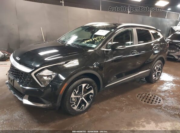 KNDPVCAG9P7067856 2023 KIA SPORTAGE HYBRID Black წინა მარცხენა ხედი სამი მეოთხედიდან