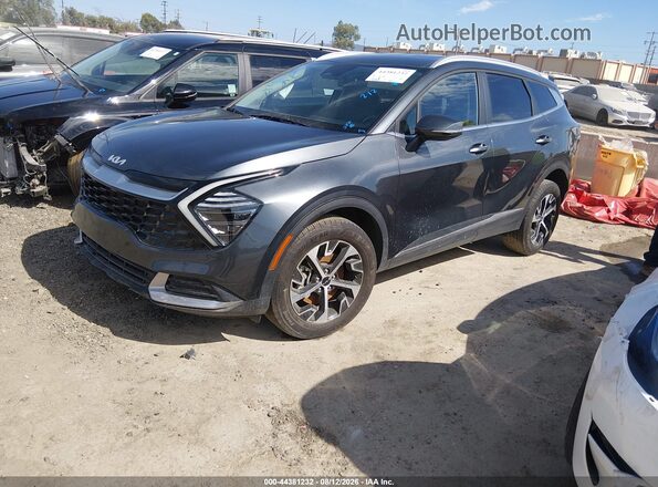 KNDPVCDF5R7225521 2024 KIA SPORTAGE Black Առջևի ձախ երեք քառորդ տեսարան