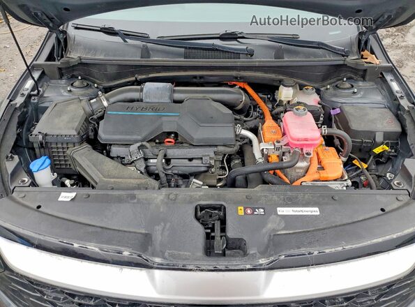 KNDPVCDG7R7130449 2024 KIA SPORTAGE Gray Vista del compartimento del motor