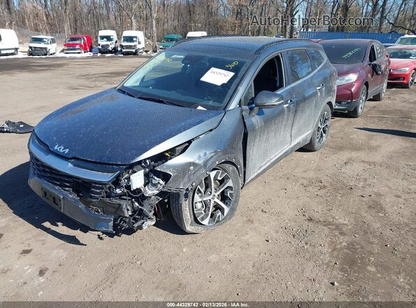 KNDPVCDG7S7208489 2025 KIA SPORTAGE HYBRID Gray წინა მარცხენა ხედი სამი მეოთხედიდან