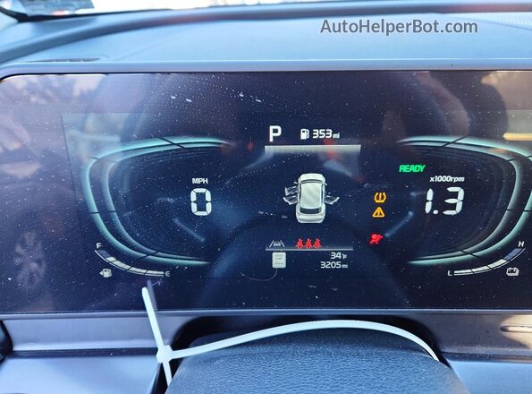 KNDPVCDG8S7227004 2025 KIA SPORTAGE Black Instrument cluster view