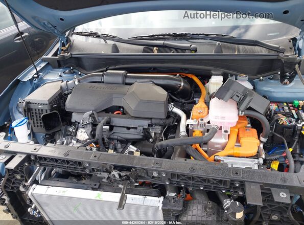KNDPVDDG1T7309826 2026 KIA SPORTAGE HYBRID Blue Rear view