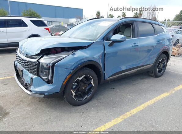 KNDPVDDG6T7285295 2026 KIA SPORTAGE HYBRID Light Blue Передня ліва чверть