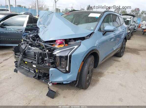 KNDPXDDG0T7278112 2026 KIA SPORTAGE HYBRID Blue Vista tres cuartos delantera izquierda