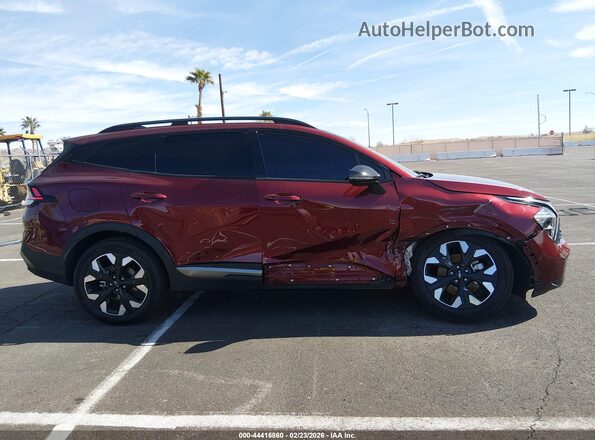 KNDPYDAH3P7055353 2023 KIA SPORTAGE PLUG-IN HYBRID Maroon Vista interior de 360 grados