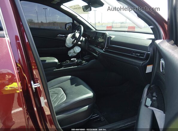 KNDPYDAH3P7055353 2023 KIA SPORTAGE PLUG-IN HYBRID Maroon Vista interior delantera