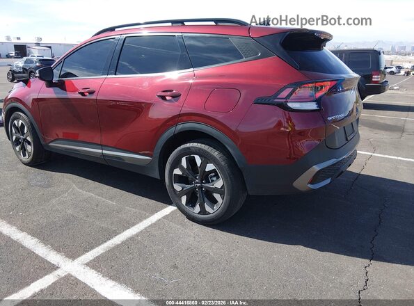 KNDPYDAH3P7055353 2023 KIA SPORTAGE PLUG-IN HYBRID Maroon Trasero izquierdo