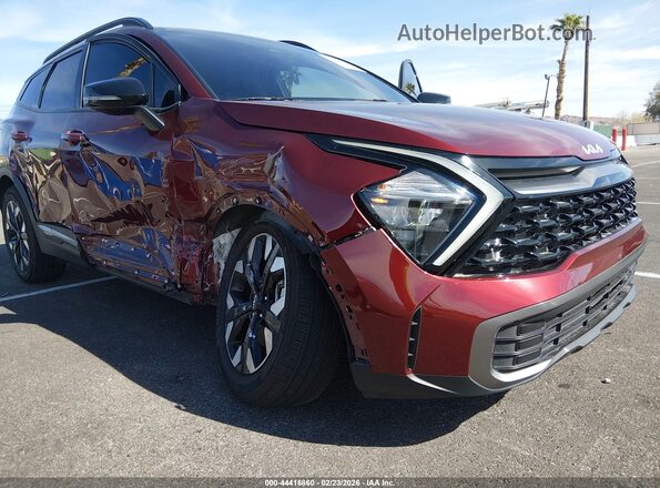 KNDPYDAH3P7055353 2023 KIA SPORTAGE PLUG-IN HYBRID Maroon Vista frontal