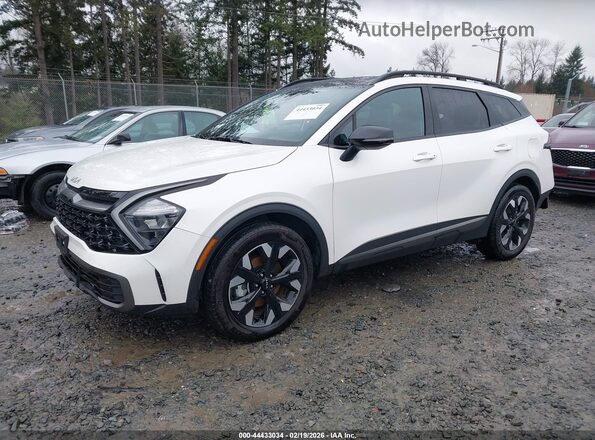 KNDPYDAH4P7089060 2023 KIA SPORTAGE PLUG-IN HYBRID White Vista tres cuartos delantera izquierda
