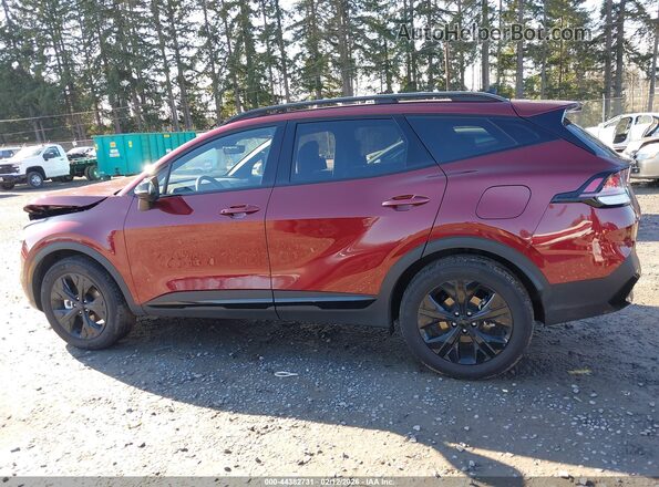 KNDPYDDH8S7205154 2025 KIA SPORTAGE PLUG-IN HYBRID Red Սալոնի հետևի տեսք
