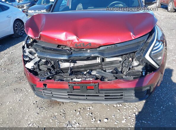 KNDPYDDH8S7205154 2025 KIA SPORTAGE PLUG-IN HYBRID Red Դիմացի տեսք