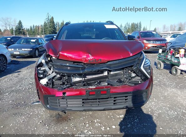 KNDPYDDH8S7205154 2025 KIA SPORTAGE PLUG-IN HYBRID Red Առջևի վահանակի տեսք