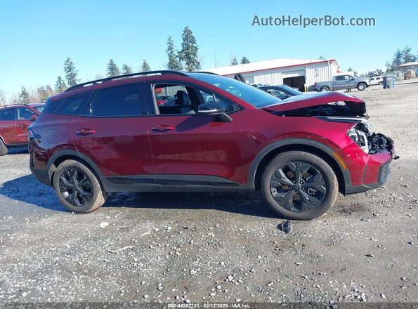 KNDPYDDH8S7205154 2025 KIA SPORTAGE PLUG-IN HYBRID Red Սարքավորումների վահանակի տեսք