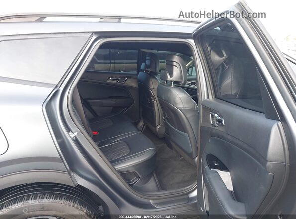 KNDPZDAH0P7083768 2023 KIA SPORTAGE PLUG-IN HYBRID Gray Vista de la etiqueta del VIN