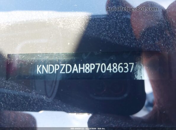 KNDPZDAH8P7048637 2023 KIA SPORTAGE PLUG-IN HYBRID Blue Vista del compartimento del motor