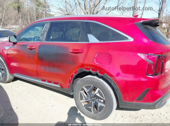 KNDRG4LG2M5055240 2021 KIA SORENTO HYBRID Red Front view
