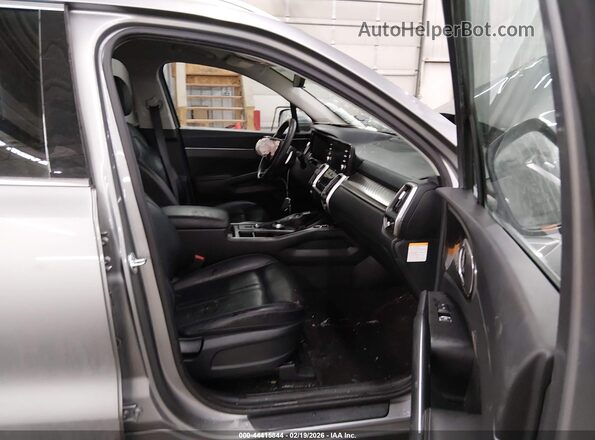 KNDRG4LG6M5034889 2021 KIA SORENTO HYBRID Gray წინა სალონის ხედი