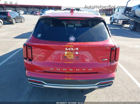 KNDRG4LG7N5123498 2022 KIA SORENTO HYBRID Red 