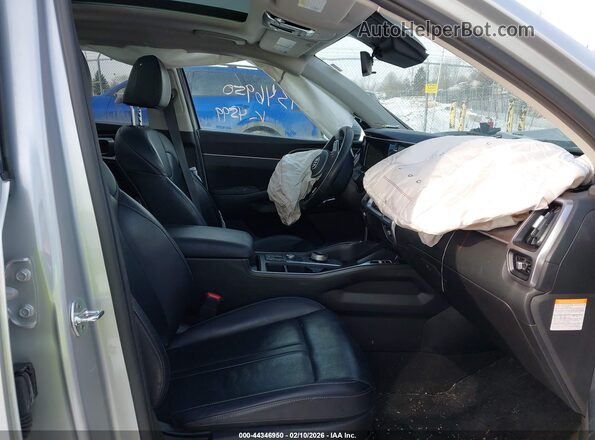 KNDRH4LG7M5044599 2021 KIA SORENTO HYBRID Silver Widok wnętrza z przodu
