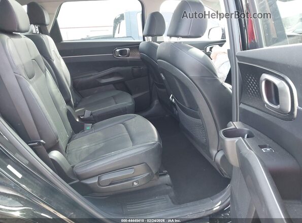 KNDRH4LG9M5045432 2021 KIA SORENTO HYBRID Black VIN კოდის სტიკერის ხედი