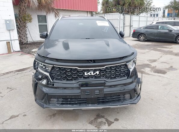 KNDRH4LG9P5172542 2023 KIA SORENTO HYBRID Black Front view